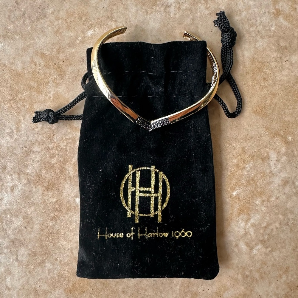 House of Harlow 1960 Defined Deco Angled Cuff